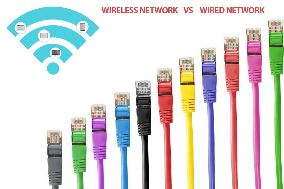 Wired vs. Wireless Network.